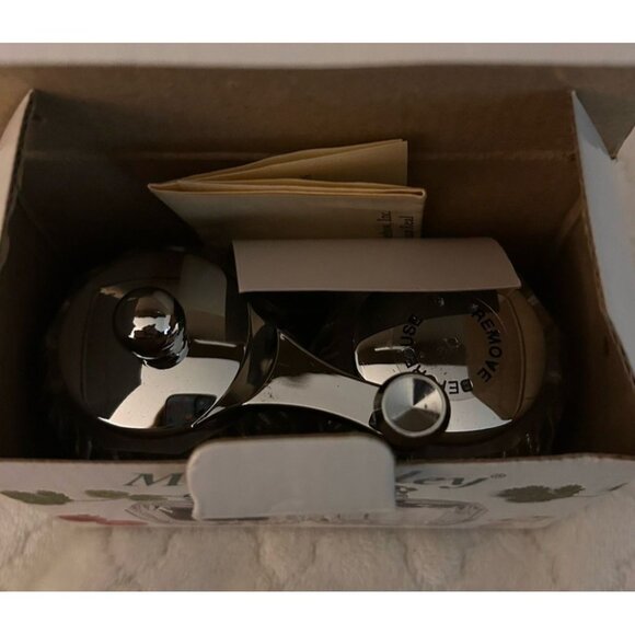 Mr Dudley Clear Acrylic Peppermill Salt Shaker Set Salt Pepper Set (Diamond) New - Picture 6 of 6